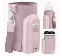 LIONELO Thermup Go Evo Scaldalatte Portatile per Biberon | Mantiene Caldi i Liquidi, 5 Temperature da 38 a 50°C, Ricarica USB-C e Autonomia fino a 9 Ore