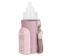 LIONELO Thermup Go Evo Scaldalatte Portatile per biberon per Neonati, Mantiene Liquidi caldi, 5 Temperature operative da 38 a 50°C Ricarica USB-C, Fino a 9 Ore di Funzionamento