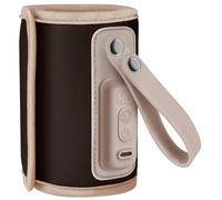 LIONELO Thermup Go Scaldabiberon portatile per mantenere la temperatura, Alimentato tramite il cavo USB Mantenere temperatura di latte e pappe neonato, Scaldabiberon auto, Senza BPA Piccolo e leggero