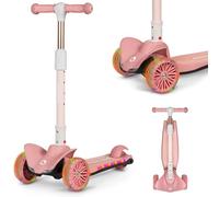LIONELO Timmy - Monopattino per bambini da 3 anni fino a 50 kg, monopattino a tre ruote con regolazione in altezza, piattaforma antiscivolo, freno, ruote e piattaforma LE