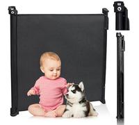 lionelo TULIA Cancello di Sicurezza Estensibile per Bambini - 140cm per Interni ed Esterni, Resistente ai Raggi UV, Doppia Chiusura di Sicurezza, Bordi SecureCurve, ClipGuard, Installazione Facile