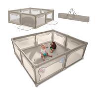 LIONELO Willow XL Box Pieghevole per Bambini 0-48 Mesi 187 x 207 cm | Altezza 68