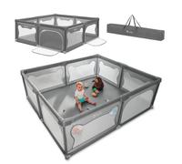 LIONELO WILLOW XL Box Pieghevole Per Bambini, 0-48 Mesi, Ampio Spazio 187 Cm x 2