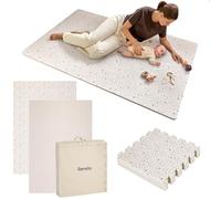 LIONELO YOKA Tappetino per Neonati e Bambini, 173 x 116 x 1,5 cm, Puzzle 6 Pezzi per Gattonare e Giocare Due Lati Atossico Inodore Antiscivolo Pulizia Facile