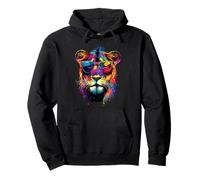 Lioness Cucciolo di Leone Lioness Mamma Leonessa Leoni Felpa con Cappuccio