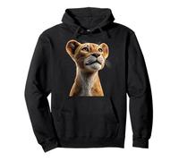Lioness Cucciolo di Leone Lioness Mamma Leonessa Leoni Felpa con Cappuccio
