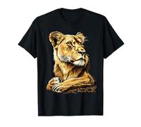 Lioness Cucciolo di Leone Lioness Mamma Leonessa Leoni Maglietta