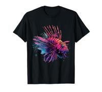 Lionfish Biologia Marina Animale Mare Oceano Leone Amante dei Pesci Maglietta