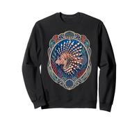 Lionfish Ocean Art Nouveau - Pesci Tropicali Felpa