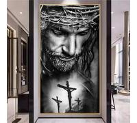 Lionhai Gesù Diamond Art Painting Kit Completo, 5D Fai Da Te Kit Pittura Diamante Attraverso Diamond Painting Adulti Grande XXL 140x80CM, Diamantini Crystal Art Bambini Paintings Decorazione Parete