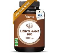 Lions Mane 2000 Mg - Estratto 30:1 Di Fungo Criniera Di Leone BIO (Hericium Erin