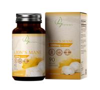 Lions Mane Fungo | 1000mg 90 Capsule Hericium Erinaceus | Prodotto in UK