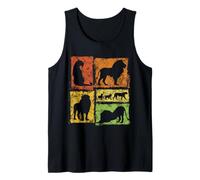 Lions Retro Style Lion Pride Graphic per Uomini, Donne e Bambini Canotta
