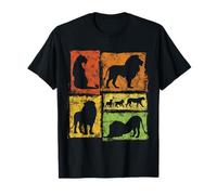 Lions Retro Style Lion Pride Graphic per Uomini, Donne e Bambini Maglietta