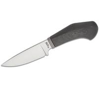 Lionsteel Coltello fisso lama M390 MANICO IN FIBRA DI CARBONIO, guardia in Ti, fodero in pelle WL1 C