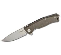 Lionsteel Myto Coltello pieghevole lama M390, manico in Micarta VERDE MT01 CVG