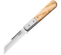 Lionsteel SheepFoot lama M390, manico in legno d'ulivo, bolster e liner in titanio CK0115 UL