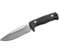 Lionsteel SOLID lama fissa manico in Micarta con fodero in cuoio Niolox SATIN T5 MI