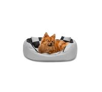 lionto 4 in 1 Lettino per Cane, (S) 65x50 cm Nero/Grigio