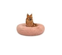 lionto Letto per Cani Rotondo Cuscino Gatti Letto Donut, (L) 60 cm Ø Rosa
