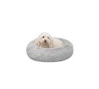 lionto Letto per Cani Rotondo Cuscino Gatti Letto Donut, (M) 50 cm Ø Grigio Chiaro