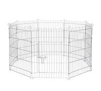 lionto Recinto per Cani Gatti Cuccioli Gabbia per Animali di Piccola Taglia, (L) 59x78 cm