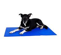 lionto Tappetino refrigerante per Animali Domestici Tappetino rinfrescante per Cani, (L) 100x60 cm Blu
