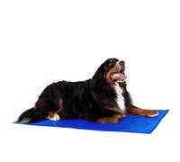 lionto Tappetino refrigerante per Animali Domestici Tappetino rinfrescante per Cani, (XL) 120x80 cm Blu