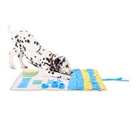 lionto Tappeto Sniffing Cani Tappetino Training olfattivo, (L) 100x60 cm Giallo/Blu