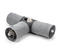 Lionto Tunnel per gatti a 3 vie - L 30 x P 120 x H 80 cm