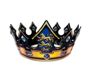 Liontouch - Corona da Re dei Tre Leoni | da 3 + - Taglia Regolabile |Giocattolo in Gommapiuma Durevole per Il Gioco Medievale | Giochi di Ruolo, Travestimenti, Costumi Eleganti e Regali per Bambini