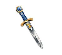 Liontouch - Pugnale con Leoncino in Gommapiuma, Blu | per Bambini età 3-6 Anni - 35 Cm | Pugnale Medievale Tascabile con Gemma per Giochi di Ruolo | Arma Sicura e Accessorio per Costumi da Cavaliere