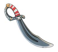 Liontouch - Sciabola da Pirata - Capitan Striscia Rossa - età 3-8 Anni | Giocattolo per Giochi di Ruolo con Teschio | Arma Sicura in Gommapiuma per Navigare nei Caraibi | per Bimbi e Costumi