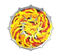 Liontouch - Scudo Fantasy con Fiamme - per Bambini età 3-8 Anni | Giocattolo Medievale in Sicura Gommapiuma per Giochi di Ruolo con Tema Fiamme Ruggenti | Accessorio per Battaglie, Cosplay e Costumi