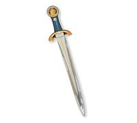 Liontouch - Spada da Cavaliere, Blu/Large - età 3-8 Anni | Giocattolo in Gommapiuma con Stemma Dorato Leone per Giochi Medievali di Ruolo | Accessorio Sicuro per Travestimenti e Costumi da Ragazzi
