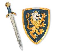 Liontouch Spada E Scudo Giocattolo Blu - Nobile Cavaliere, 3-8 Anni | Set In Gommapiuma Con Leone Dorato | Costume Da Cavaliere, Battaglie Simulate, Giochi Di Ruolo & Avventure Medievali