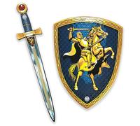 Liontouch Spada E Scudo Giocattolo - Set da Cavaliere Medievale, 3-6 Anni | In Gommapiuma Flessibile E Leggera | Per Travestimenti, Giochi Di Ruolo, Battaglie Immaginarie E Avventure