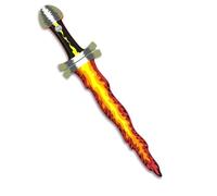Liontouch - Spada Fantasy a Forma di Fiamma per Bambini - Età 3-8 Anni | Giocattolo Medievale in Gommapiuma per Giochi di Ruolo per bambini | Arma Sicura e Accessorio per Travestimenti e Costumi Bimbo