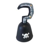 Liontouch Uncino Pirata per Bambini - Capitano Striscia Rossa, 3-8 Anni | Uncino In Gommapiuma Con Teschio - Accessorio Per Costume, Travestimenti, Giochi Di Ruolo E Cacce Al Tesoro