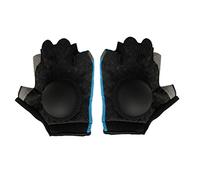 LIOOBO 1 Paio di Guanti da Basket Che controllano la Pallina da Allenamento di Formazione Guanti da Manubrio Guanti da Allenamento (Blu)