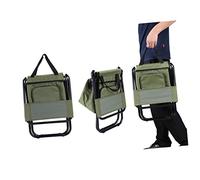 LIOOBO 1pezzi Sedia Da Pesca Con Funzione Isolante e Portaoggetti Sedia Da Campeggio Leggera e Compatta Per Attività All Aperto Giardinaggio e Spiaggia