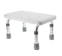 LIOOBO 1pezzi Sgabello Doccia Antiscivolo Regolabile Alluminio Per Anziani Disabili e Donne Sedia Da Bagno Resistente e Facile Da Assemblare Con Regolabile e Antiscivolo
