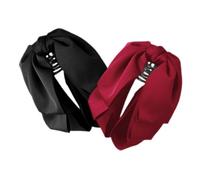 LIOOBO 2 Clip Pinza Accessorio per Acconciature per Updo e Stili Romanticirosso Nero