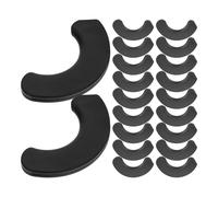 LIOOBO 20 pezzi Cuscinetti Antiscivolo per Manubri in Protezione Ammortizzante per Attrezzatura Fitness Casa Supporto per Pesi Accessori Palestra Domestica Resistenti e Leggeri