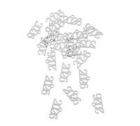 LIOOBO 20pezzi Ciondolo in Metallo Accessori Per Creazione Kit Braccialetti Collane Portachiavi Decorazioni Per Laurea e Feste