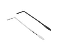 LIOOBO 2pezzi Barra Tremolo Per Chitarra Elettrica Sostituzione Di Barra Tremolo Singola Componente Per Upgrade Chitarra Finitura Nera e Argento Punta