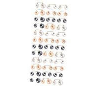 LIOOBO 3 Set Chiodi A Bottone Rapido Collare Bottoni Con Spilla Di Sicurezza Gioielli Per Le Donne Adesivi Him Garbo Sacchetti Borse Bottone Della Gonna Bottone Del Colletto Lega 12 Pz*3