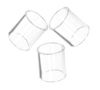 LIOOBO 3pezzi Slide in Vetro Per Chitarra Anello Per Slide Barra Scorrevole Per Chitarra Acustica Ed Elettrica Accessori Per Per Ragazza Manicotti Trasparenti Per Dita