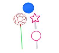 LIOOBO 4pezzi Bacchette Per Bolle Set Di Strumenti Per Creare Bolle Di Sapone Giocattoli Divertenti Anello Cerchio Per Di Sapone Per Ragazzo Ragazza Ragazza Esterno