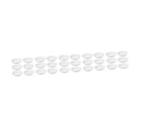 LIOOBO 5 Set Vaschetta Acqua per Piante Bonsai Vivaio Piatto Fiorano Vassoio per Pentole Fioriera con Vassoio in Vaso Vassoio per Piante Bianca Pp 6 Pezzi * 5